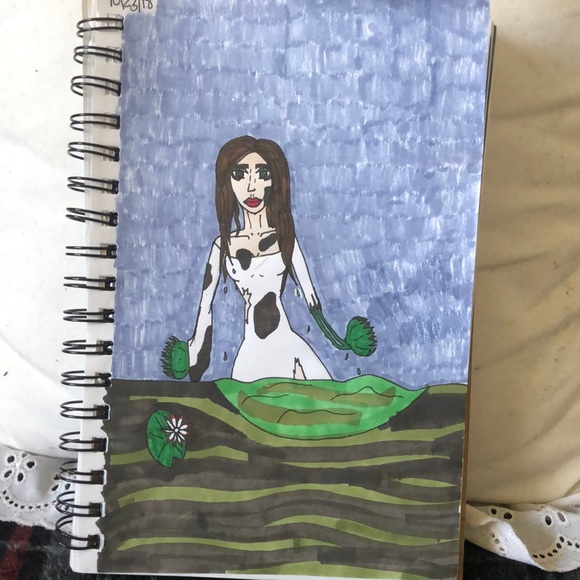 Other - Lily Swamp Siren Traditional Art